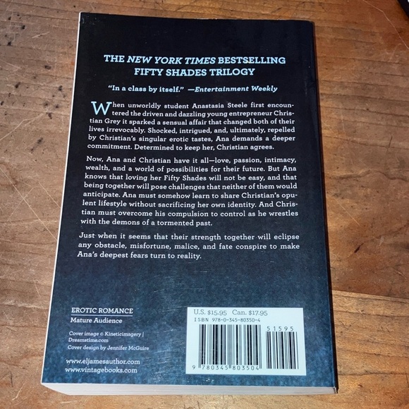 Fifty Shades Trilogy 3 Book Set by E L James - Picture 10 of 16